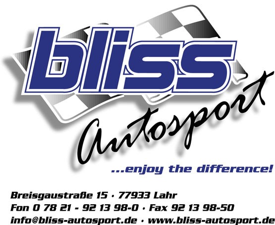 Werbebanner der Firma Bliss Autosport & Service e.K.