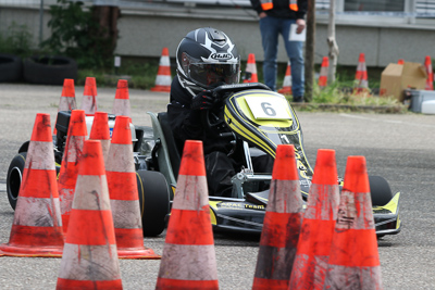 Jugend-Kart-Slalom Moment