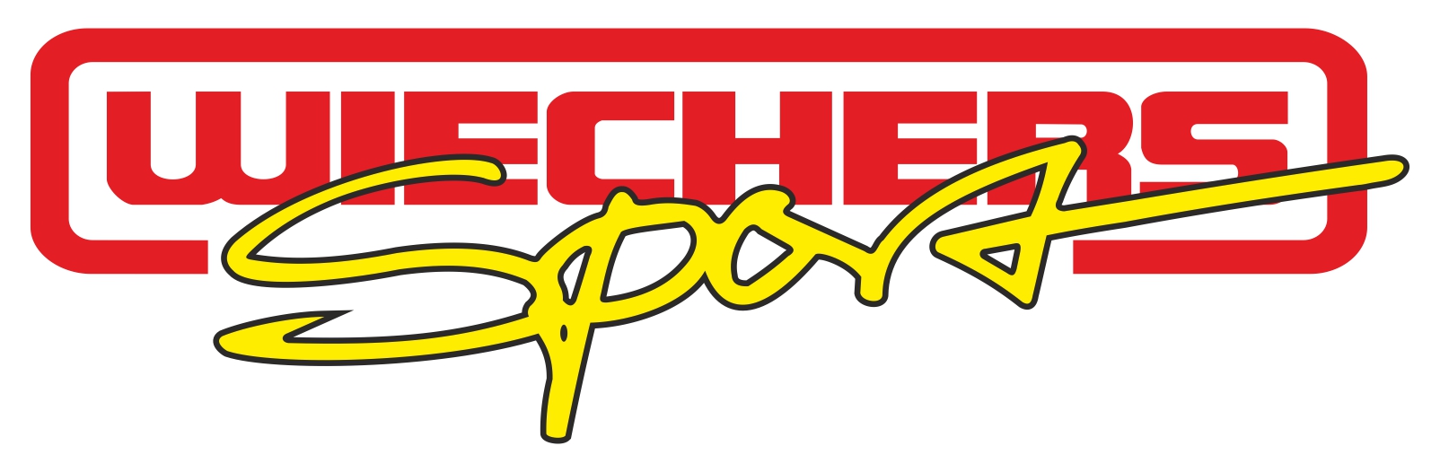 Werbebanner der Firma Wiechers-Sport